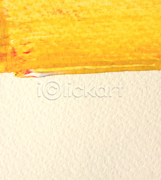 사람없음 JPG 포토 해외이미지 그림 노란색 물감 백그라운드 붓터치 질감 추상 해외202004 흰색