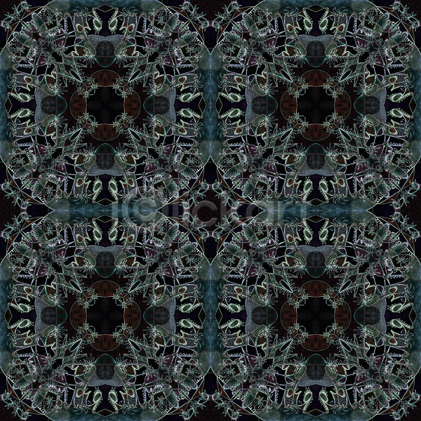동양인 사람없음 JPG 포토 해외이미지 꽃무늬 대칭 선 우아 전등 정사각형 추상 타일 패턴 해외202004