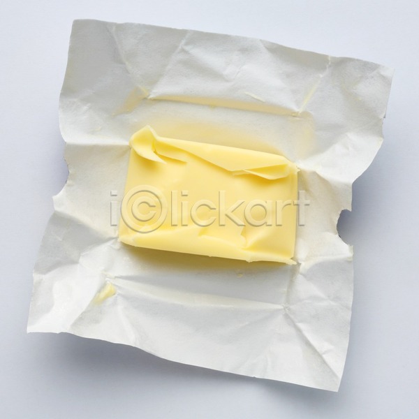 뜨거움 사람없음 JPG 포토 해외이미지 고립 노란색 먹기 버터 은박지 음식 재료 절임 정사각형 종이 크림 펼침 포장소품 해로움 해외202004 흰색