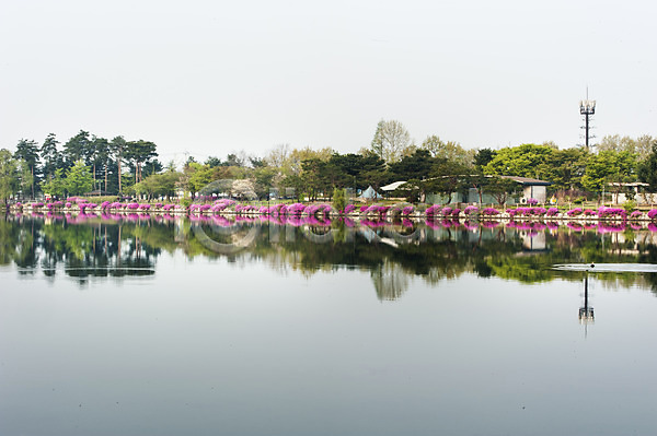 사람없음 JPG 포토 공원 나무 반사 봄 야외 주간 풍경(경치) 한국 호수 호수공원