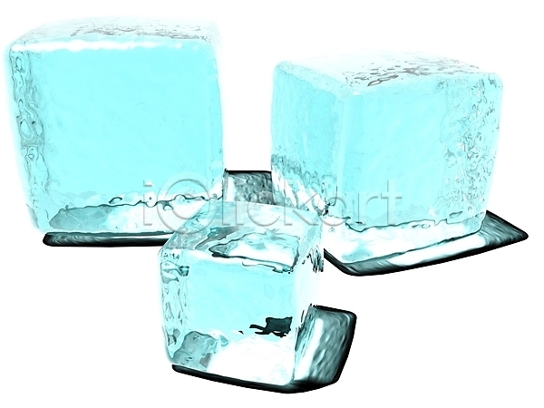 추위 사람없음 JPG 일러스트 포토 해외이미지 고립 냉동 물 얼음 큐브 투명 파란색 해외202004