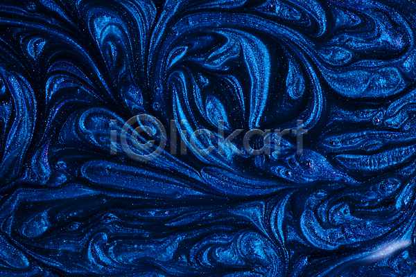 떨어짐 흐름 사람없음 JPG 포토 해외이미지 광택 그림 금속 미술 백그라운드 빛 사파이어 아크릴 액체 파란색 패턴 페인트 해외202004 화장품