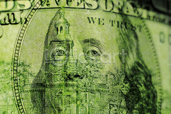 사람없음 JPG 포토 해외이미지 계산서 금융 눈(신체부위) 달러 돈 묘사 백그라운드 비즈니스 사인 심볼 응시 지폐 질감 초록색 해외202004