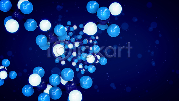 사람없음 3D JPG 포토 해외이미지 DNA 그래픽 기하학 백그라운드 생물학 연결 원자 원형 파란색 해외202004 화학