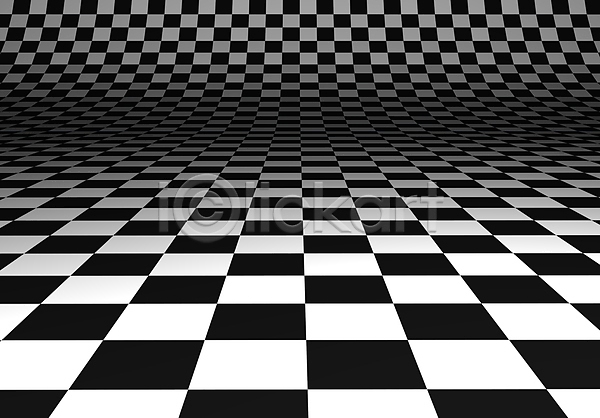 사람없음 JPG 일러스트 포토 해외이미지 흑백 검은색 곡선 그래픽 바닥 백그라운드 체크무늬 추상 타일 해외202004 흰색