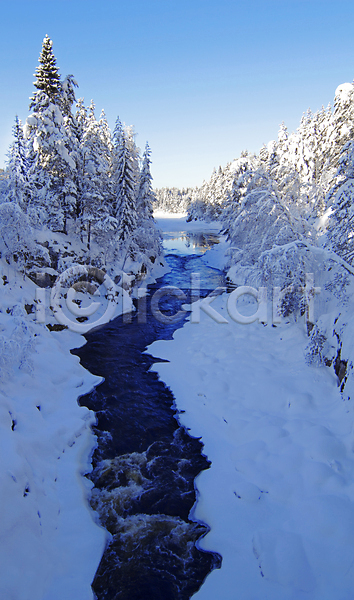 추위 사람없음 JPG 포토 해외이미지 12월 1월 2월 강 겨울 계절 나무 냉동 노르웨이 눈내림 덮개 맑음 물 서리 숲 야외 자연 장면 파란색 폭설 풍경(경치) 해외202004 황무지