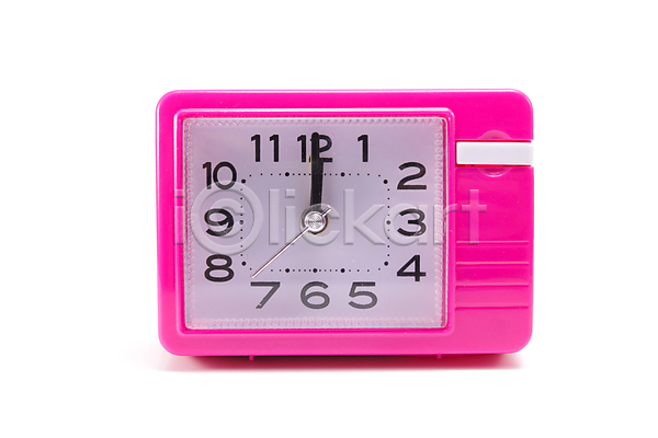 사람없음 JPG 포토 해외이미지 1 공포 분홍색 손목시계 시간 시계 오브젝트 자명종 종 충고 해외202004