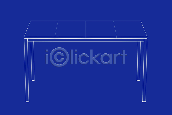 사람없음 3D JPG 포토 해외이미지 가구 그림 내부 디자인 만들기 모델 목업 스케치 식사 와이어프레임 책상 철사 청사진 탁자 파란색 프레임 해외202004