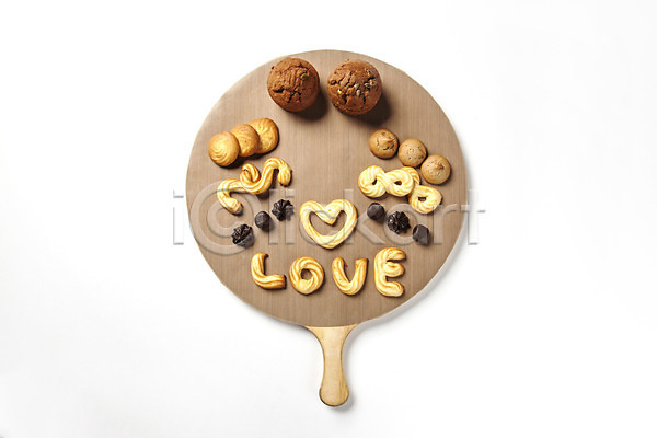 사랑 사람없음 JPG 포토 하이앵글 도마 디저트 머핀 스튜디오촬영 실내 오브젝트 음식 초콜릿 쿠키 하트