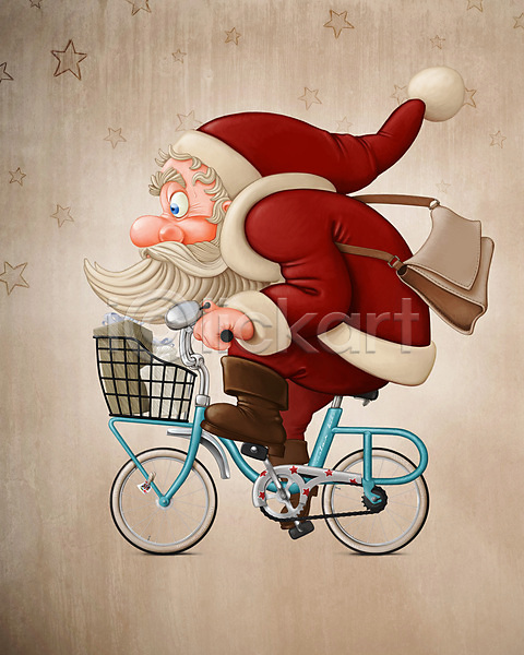 사람없음 JPG 일러스트 포토 해외이미지 12월 겨울 놀람 만화 메리크리스마스 산타클로스 선물 스포츠 자전거 크리스마스 해외202004 휴가