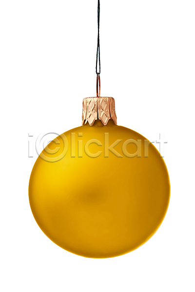 사람없음 JPG 포토 해외이미지 고립 노란색 닫기 매달리기 빨간색 싱글 여의주 유리 장식 장식볼 크리스마스 크리스마스장식 한개 해외202004 휴가 흰배경