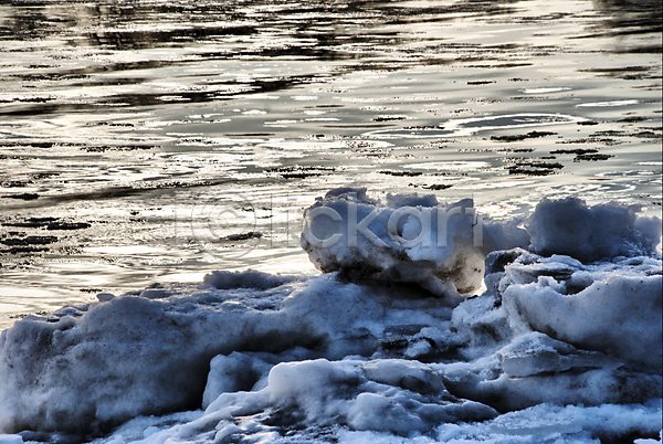 추위 사람없음 JPG 포토 해외이미지 강 개울 겨울 냉동 독일 물 얼음 유럽 자연 해외202004
