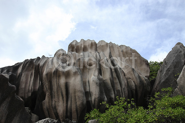 사람없음 JPG 포토 라디그 바위(돌) 세이셸 식물 아프리카 야외 자연 주간 풍경(경치) 해외