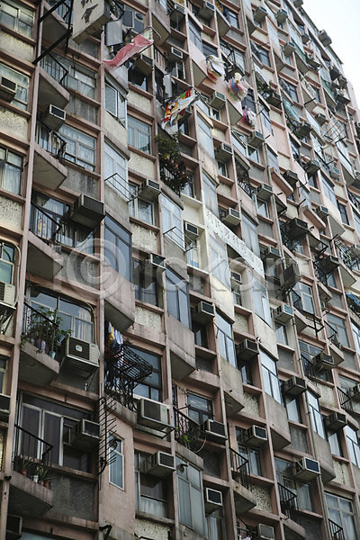 사람없음 JPG 포토 건물 빌딩 아시아 아파트 야외 주간 창문 해외 홍콩