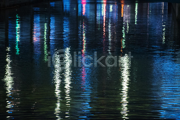 사람없음 JPG 포토 강 반사 배경화면 백그라운드 빛 야간 야외 일본 풍경(경치)