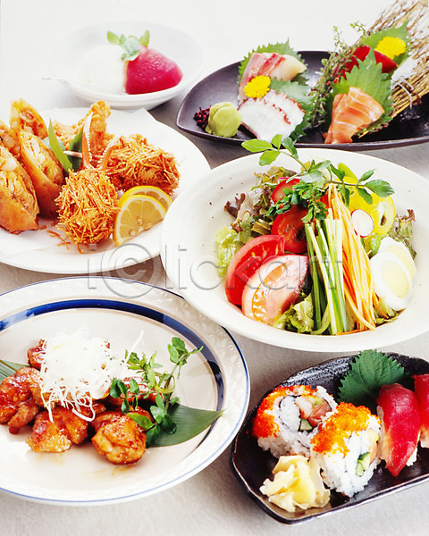사람없음 JPG 포토 다양 생선회 음식 일본음식 종류 초밥 캘리포니아롤