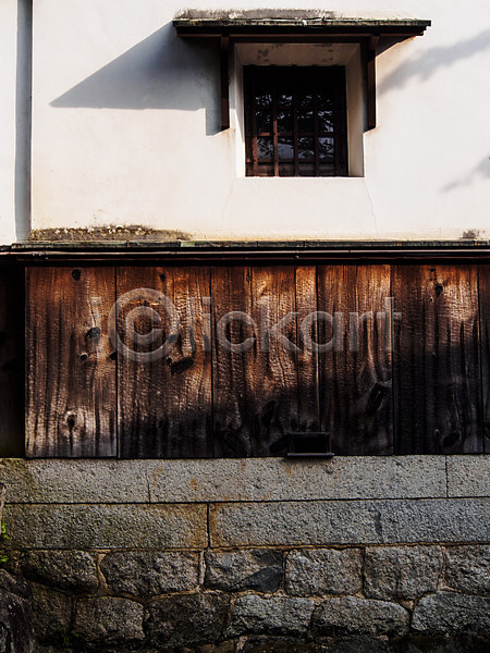 사람없음 JPG 포토 건물 벽 야외 일본 일본전통 주간 주택 창문 풍경(경치)