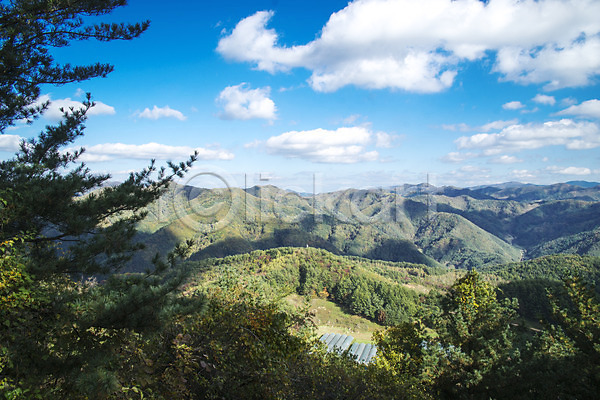 사람없음 JPG 포토 가을(계절) 가을풍경 구름(자연) 민둥산 백그라운드 산 야외 자연 정선 주간 풍경(경치) 하늘