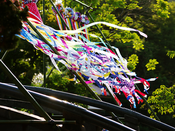 사람없음 JPG 포토 깃발 나무 날리기 마츠리 야외 일본 일본문화 일본전통 주간 축제