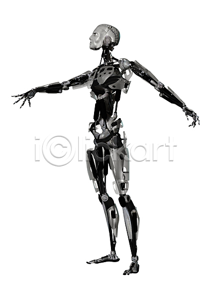 미래 사람 사람없음 JPG 포토 해외이미지 고립 과학 로봇 사이버 지능 컴퓨터 해외202004 흰색