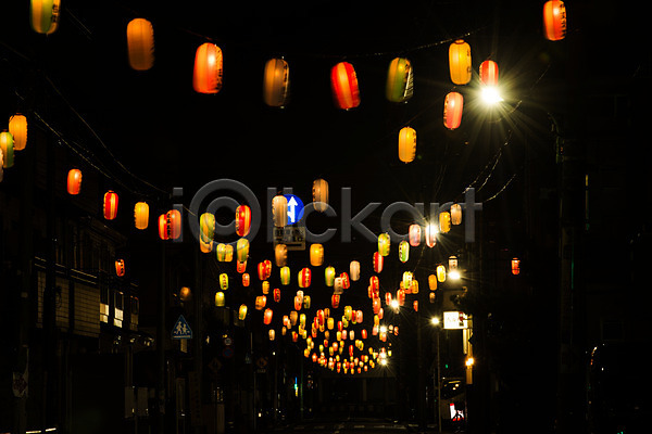 사람없음 JPG 포토 마츠리 야간 야경 야외 일본 일본문화 일본전통 전통등 조명 축제