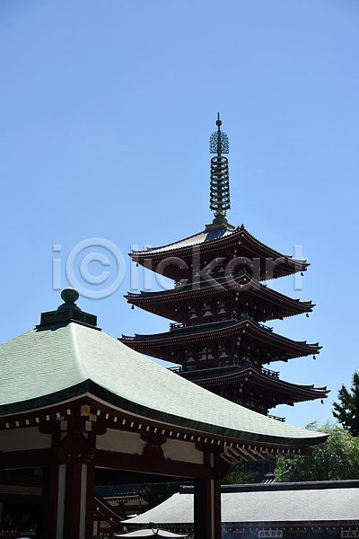 사람없음 JPG 포토 건축물 고건축 사찰 야외 일본 일본건축 일본문화 일본전통 종교시설 주간 하늘