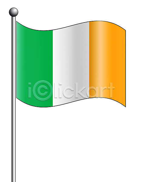 애국심 사람없음 JPG 일러스트 포토 해외이미지 고립 깃발 물결 심볼 아일랜드 전국 컴퓨터 파도 해외202004