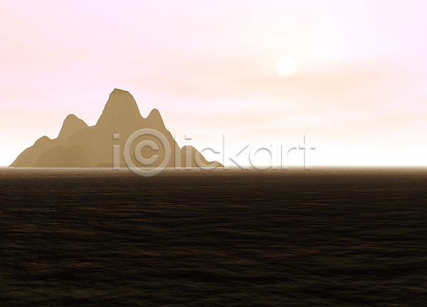 사람없음 3D JPG 일러스트 포토 해외이미지 거리 만들기 모래 백그라운드 사막 산 수평선 아프리카 암초 언덕 풍경(경치) 해외202004