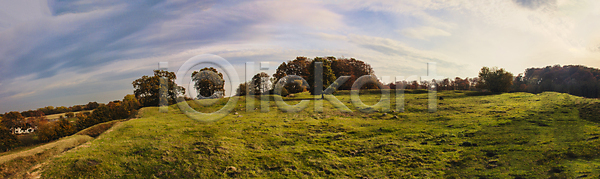 평화 사람없음 JPG 포토 해외이미지 가을(계절) 공원 공학 덴마크 바이킹 부식 야외 언덕 잎 자연 중세 초록색 풍경(경치) 해외202004 흙더미