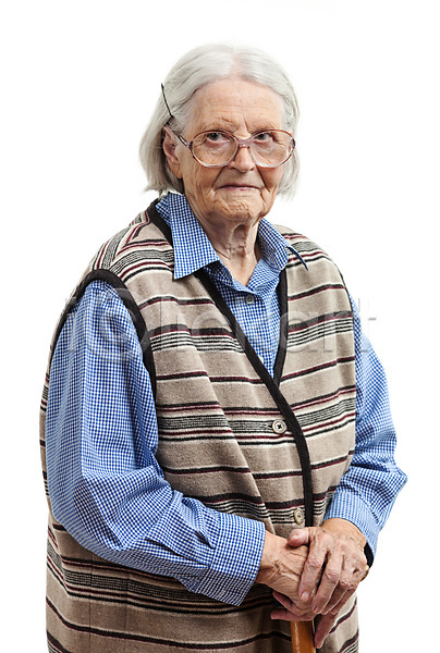 만족 노년 백인 사람 여자 한명 JPG 포토 해외이미지 1 개성 건강 걷기 고립 관리 눈(신체부위) 라이프스타일 막대기 미소(표정) 백그라운드 얼굴 엄마 옛날 은퇴 응시 종류 주름 카피스페이스 할머니 해외202004 회색 흰색