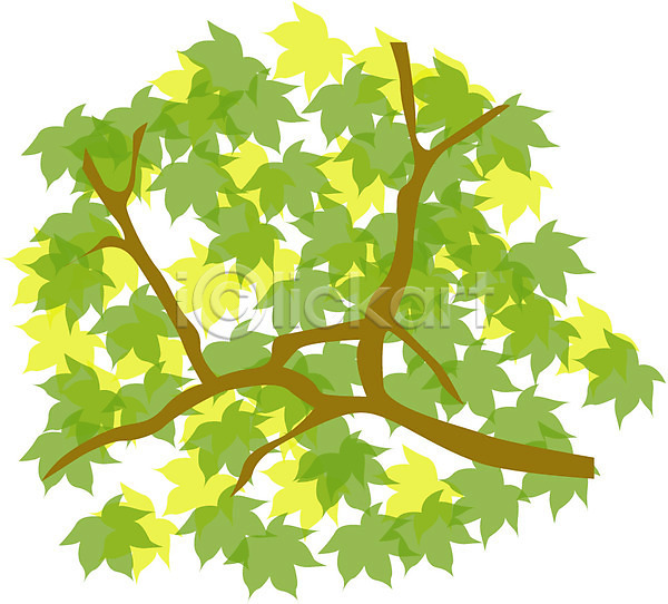 사람없음 EPS 아이콘 나뭇가지 나뭇잎 봄 새싹 식물 잎 줄기 클립아트