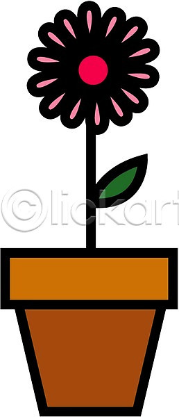 사람없음 EPS 아이콘 꽃 꽃꽂이 꽃병 식물 화분 화초