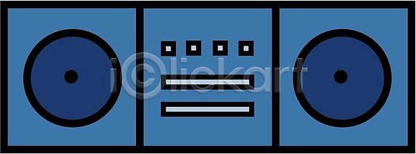 사람없음 EPS 아이콘 가전제품 라디오 오디오 오브젝트 음향기기 전자 전자제품 전축 카세트
