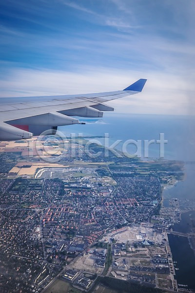 사람없음 JPG 포토 도시 바다 비행기날개 야외 유럽 주간 코펜하겐 해외 해외풍경