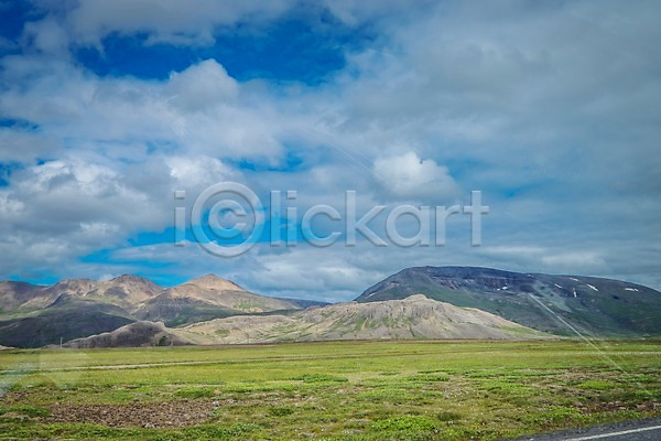 사람없음 JPG 포토 구름(자연) 레이캬비크 산 싱벨리어 아이슬란드 야외 유럽 주간 초원(자연) 풍경(경치) 하늘 해외 해외풍경
