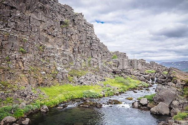 사람없음 JPG 포토 강 국립공원 바위(돌) 바위산 세계문화유산 싱벨리어 싱벨리어국립공원 아이슬란드 야외 유럽 주간 풍경(경치) 해외 해외풍경