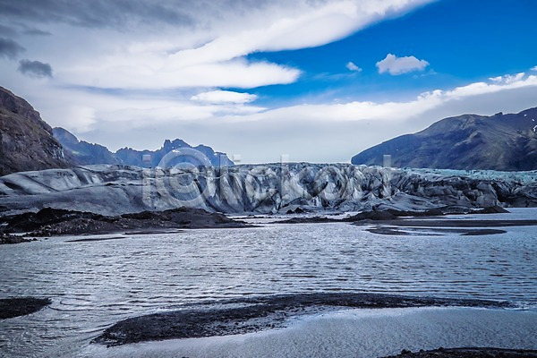 사람없음 JPG 포토 강 구름(자연) 빙하 스카프타펠국립공원 아이슬란드 야외 유럽 자연 주간 트래킹 풍경(경치) 하늘 해외 해외풍경 호수