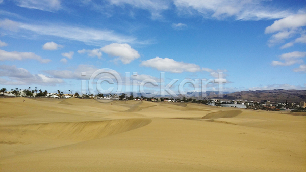 사람없음 JPG 포토 해외이미지 모래 모래언덕 사막 산 스페인 자연 파노라마 풍경(경치) 하늘 해외202004