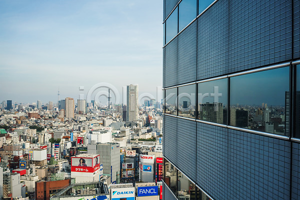 사람없음 JPG 포토 건물 도시 도쿄 반사 빌딩 야외 일본 주간 창문 풍경(경치) 하늘