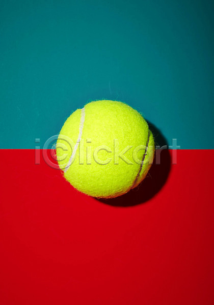 사람없음 JPG 포토 공 빨간색 스포츠용품 청록색 테니스공 팝아트 한개