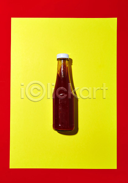사람없음 JPG 포토 노란색 빨간색 소스(음식) 소스통 음식 케첩 팝아트 한개