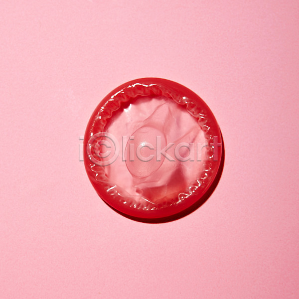 사람없음 JPG 포토 분홍색 빨간색 콘돔 팝아트 피임기구 한개