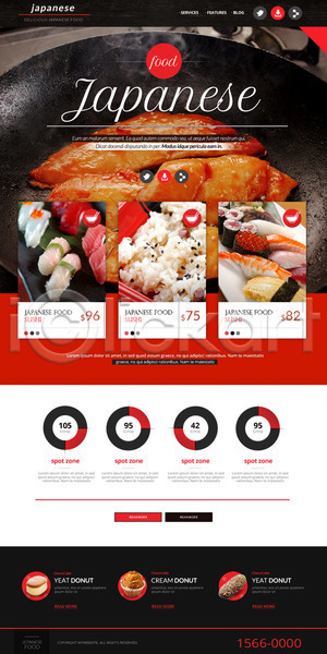 사람없음 PSD 사이트템플릿 웹템플릿 템플릿 랜딩페이지 명란젓 새우 어류 육류 음식 일본음식 장어 초밥 홈페이지 홈페이지시안