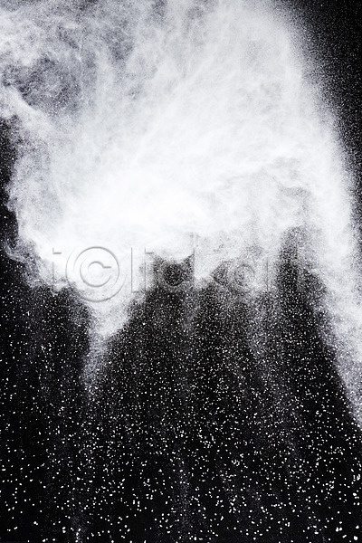 사람없음 JPG 순간포착 포토 흑백 가루 검은배경 분해 스튜디오촬영 실내 폭발 흰색