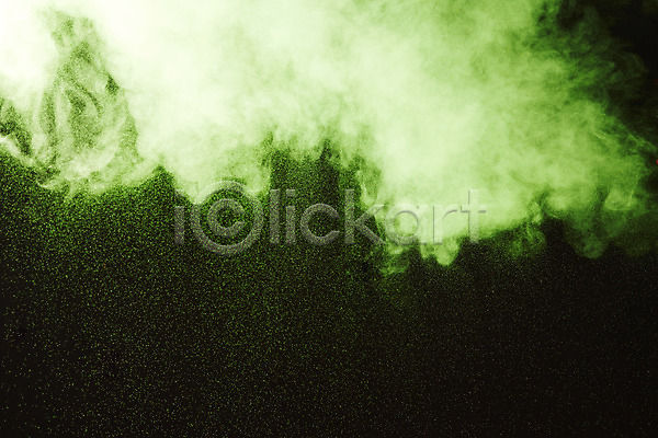 사람없음 JPG 순간포착 포토 가루 검은배경 분해 스튜디오촬영 실내 연두색 초록색 폭발