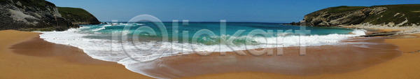 떨어짐 뜨거움 휴식 사람없음 JPG 포토 해외이미지 계절 급류 모래 물 바다 백그라운드 서핑 스페인 여름(계절) 여행 자연 파노라마 파도 파라다이스 파란색 풍경(경치) 하늘 해외202004 햇빛 휴가