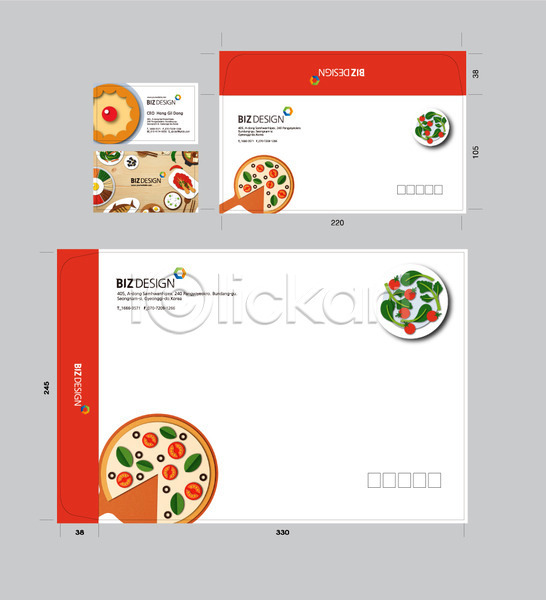사람없음 AI(파일형식) 명함템플릿 봉투템플릿 템플릿 명함 봉투 봉투디자인 비즈디자인 샐러드 서류봉투 세트 음식 패키지 편지봉투 피자