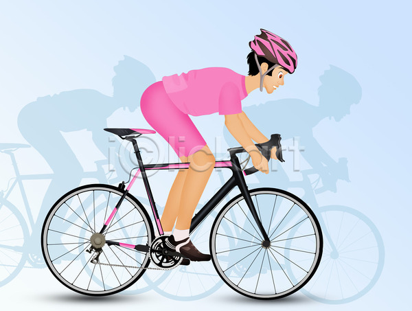 경쟁 만족 사람없음 JPG 일러스트 포토 해외이미지 도착 분홍색 사이클링 상패 순위 스포츠 승자 승차 이벤트 이탈리아 자전거 지휘대 컵 티셔츠 페달 해외202004 헬멧