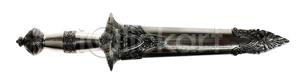 사람없음 JPG 포토 해외이미지 고립 고물 골동품 금속 기념품 단검 모델 무기 손잡이 수확 역사 옛날 오브젝트 은색 철강 칼 칼날 해외202004 해외포토 흰색