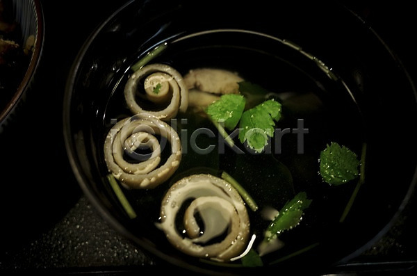 사람없음 JPG 근접촬영 포토 그릇 유부 음식 일본문화 일본음식 장국 채소